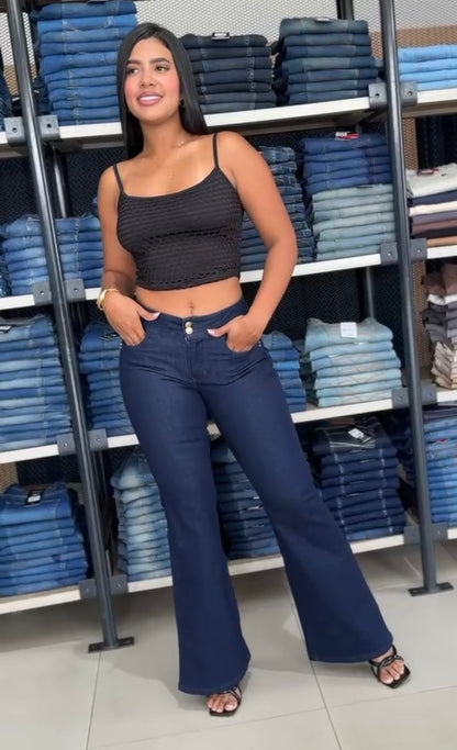 Jeans bota ref.448