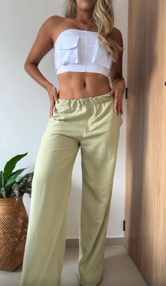 Pantalón verde viche