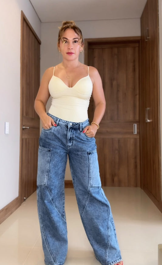 jeans palazzo ref 481